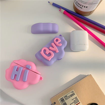 AirPod 2 Case 3D HI BYE Cute Cover