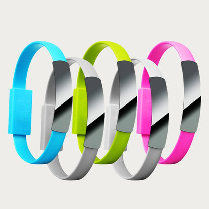 Bracelet data cable USB silicone charging short cable