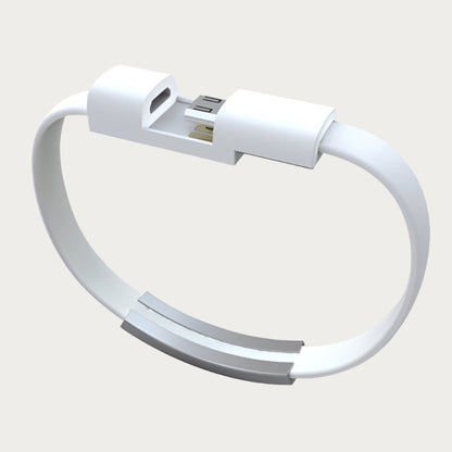 Bracelet data cable USB silicone charging short cable