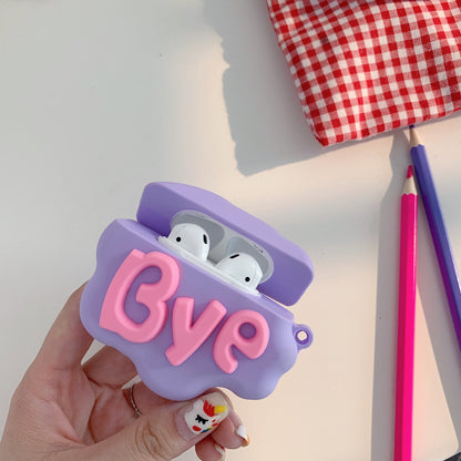 AirPod 2 Case 3D HI BYE Cute Cover