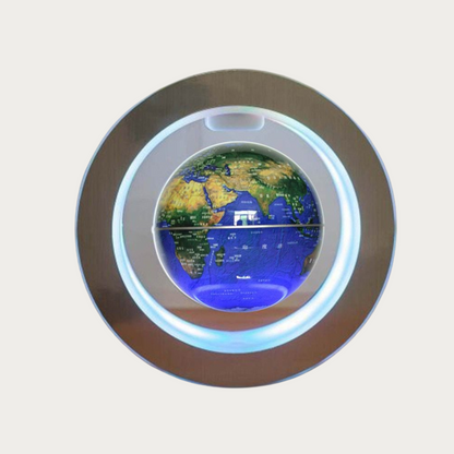 Round LED World Map