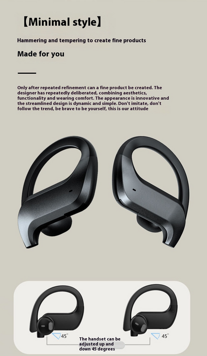 BassBoost MD03 Ear Hook Wireless Earbuds