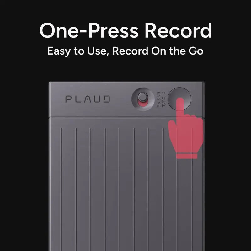 PLAUD NOTE Al Voice Recorder with One-Press Recording and Playback