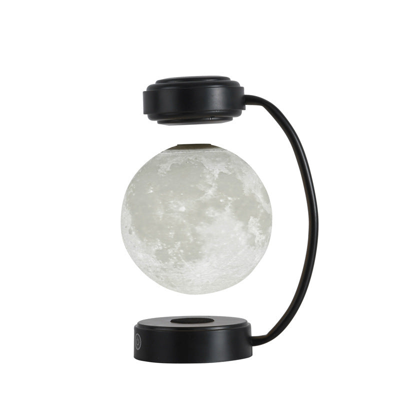 3D LED Moon Night Light Wireless Magnetic Levitating Rotating