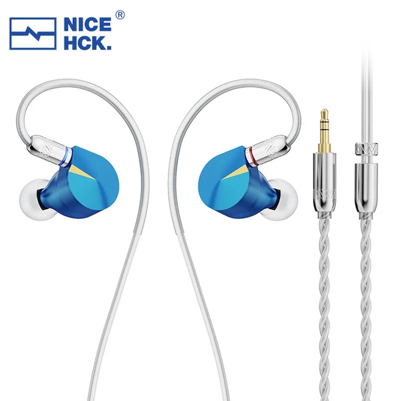 Nic Hck F1 Pro IEM HiFi Wired Earphones with Planar Diaphragm