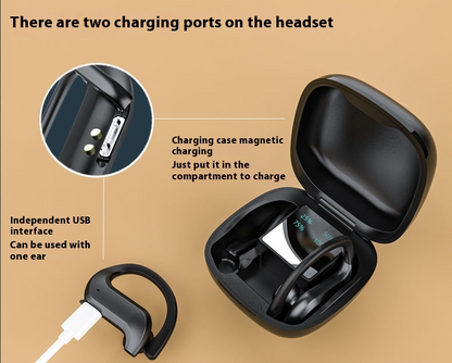 BassBoost MD03 Ear Hook Wireless Earbuds