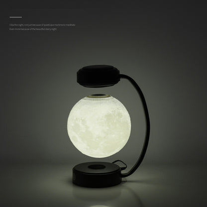 3D LED Moon Night Light Wireless Magnetic Levitating Rotating