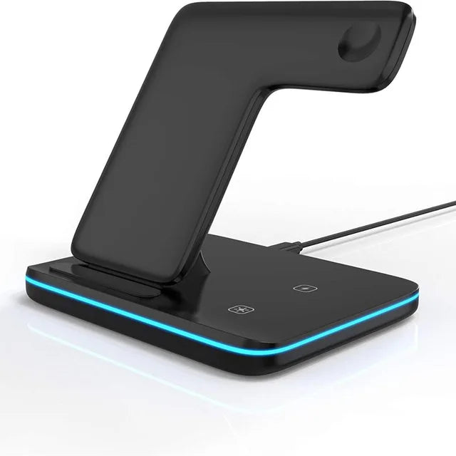 Charger Stand 15W  3-in-1  Fast Charging for Apple