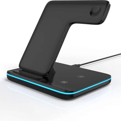 Charger Stand 15W  3-in-1  Fast Charging for Apple