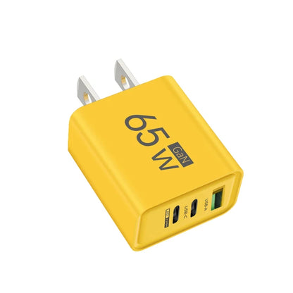 65W GaN USB-C Fast Charger Adapter for Mobile Phones
