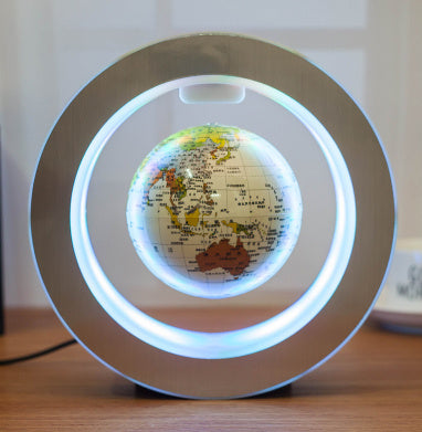 Round LED World Map