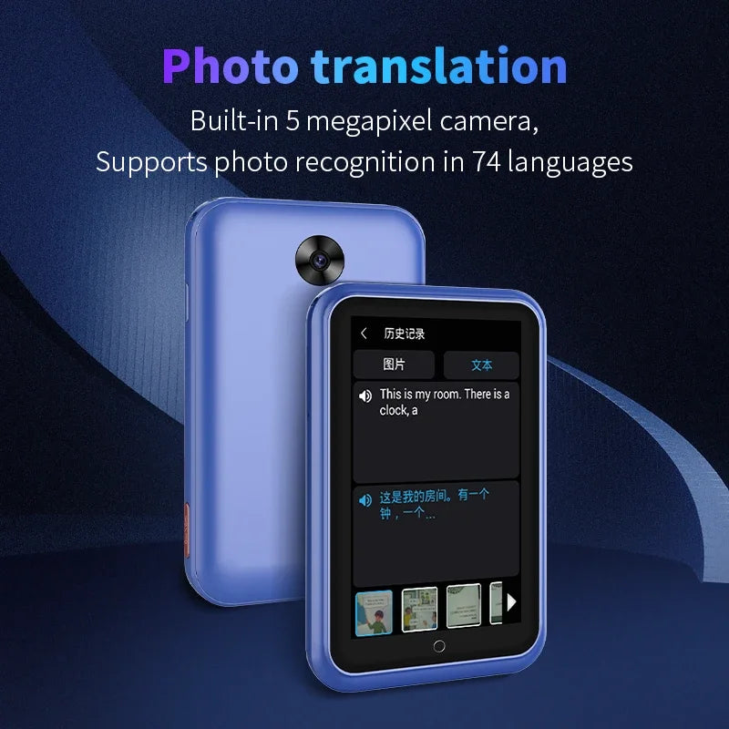 S30 Translator 4G Full Netcom SIM Card WIFI Intelligent Real Time 138 Language Chatgpt Smart AI Voice Photo Translation