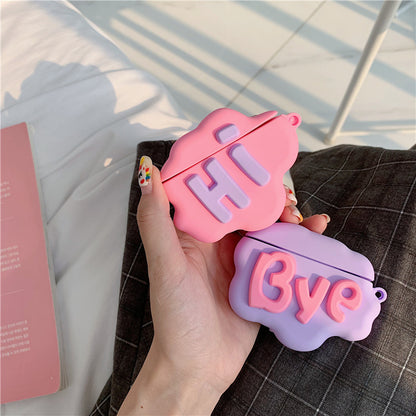 AirPod 2 Case 3D HI BYE Cute Cover