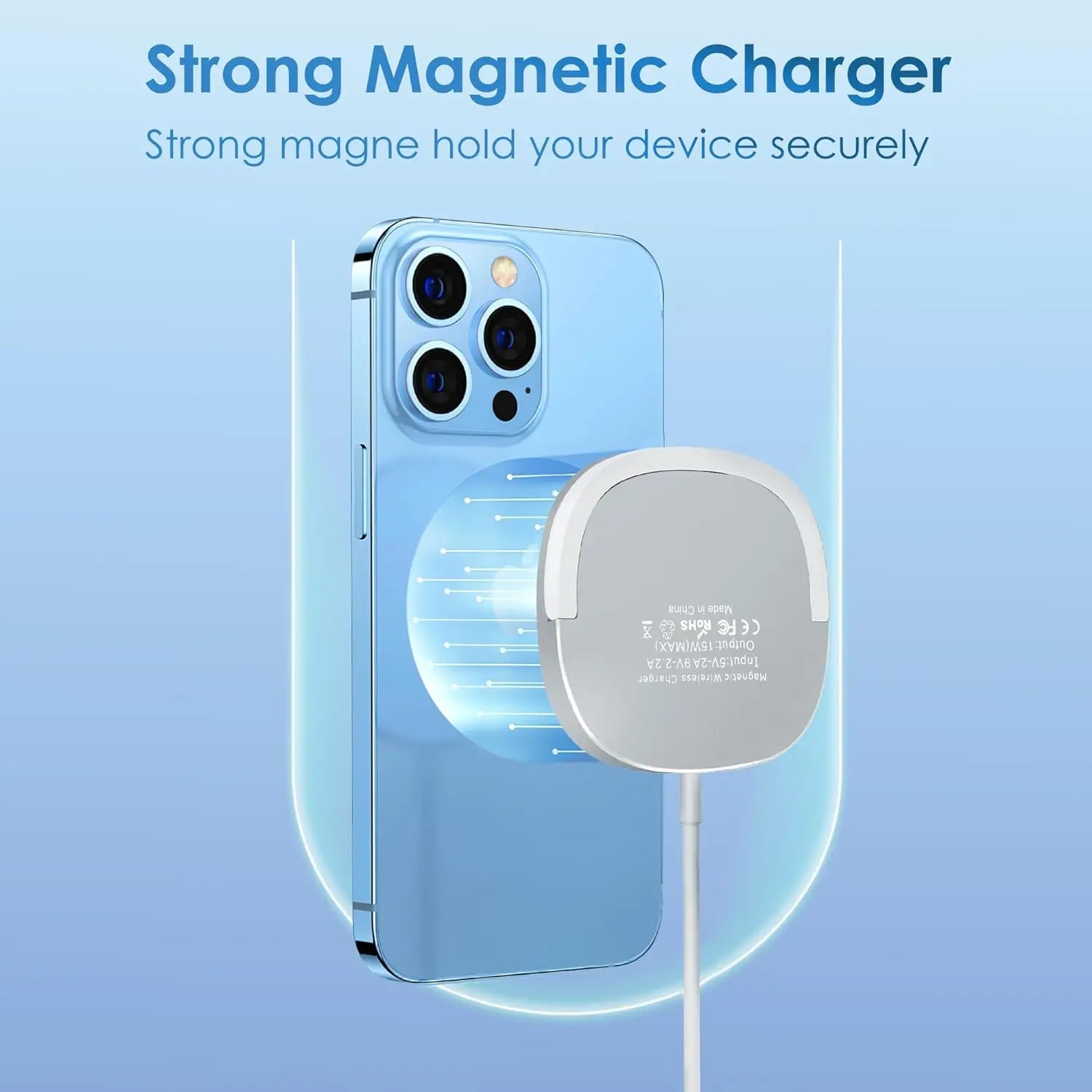  Bonola Magnetic Wireless Charger with Kickstand15W