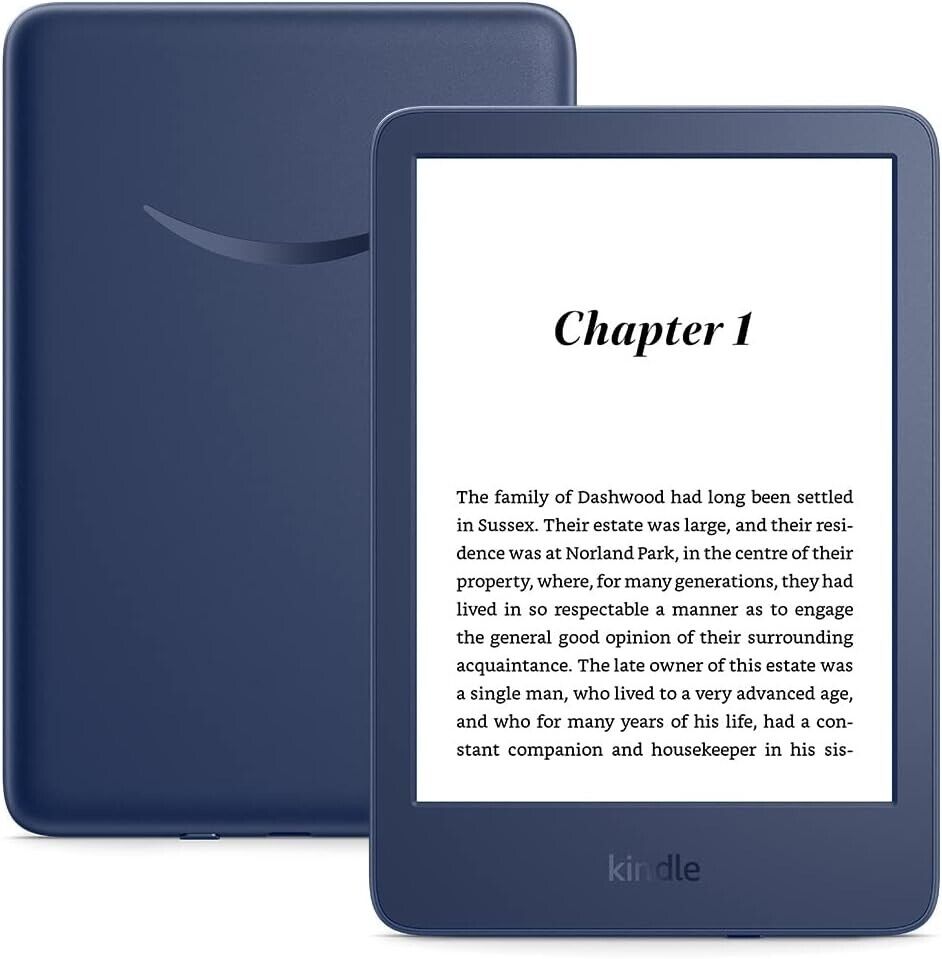 Amazon Kindle 16Gb 11Th Generation - Boxed - Denim Blue Brand New E Reader 2022